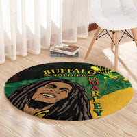 Legend Bob Buffalo Soldier Round Carpet American Heroes Reggae Style