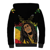Legend Bob Buffalo Soldier Sherpa Hoodie American Heroes Reggae Style - Wonder Print Shop