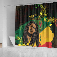 Legend Bob Buffalo Soldier Shower Curtain American Heroes Reggae Style