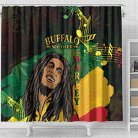 Legend Bob Buffalo Soldier Shower Curtain American Heroes Reggae Style
