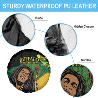 Legend Bob Buffalo Soldier Spare Tire Cover American Heroes Reggae Style - Wonder Print Shop