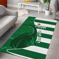 Zimbabwe Rugby Custom Area Rug Sables 3rd Champions Proud - Wonder Print Shop