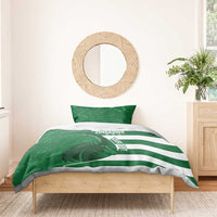 Zimbabwe Rugby Custom Bedding Set Sables 3rd Champions Proud - Wonder Print Shop