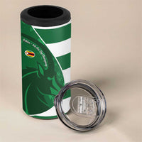Zimbabwe Rugby Custom 4 in 1 Can Cooler Tumbler Sables 3rd Champions Proud - Wonder Print Shop