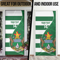 Zimbabwe Rugby Custom Door Cover Sables 3rd Champions Proud - Wonder Print Shop
