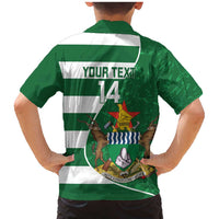 Zimbabwe Rugby Custom Family Matching Mermaid Dress and Hawaiian Shirt Sables 3rd Champions Proud - Wonder Print Shop