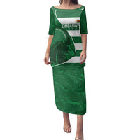 Zimbabwe Rugby Custom Family Matching Puletasi and Hawaiian Shirt Sables 3rd Champions Proud - Wonder Print Shop