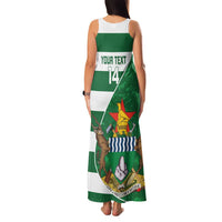 Zimbabwe Rugby Custom Family Matching Tank Maxi Dress and Hawaiian Shirt Sables 3rd Champions Proud - Wonder Print Shop