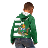 Zimbabwe Rugby Custom Kid Hoodie Sables 3rd Champions Proud - Wonder Print Shop