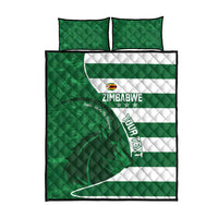 Zimbabwe Rugby Custom Quilt Bed Set Sables 3rd Champions Proud - Wonder Print Shop