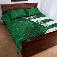 Zimbabwe Rugby Custom Quilt Bed Set Sables 3rd Champions Proud - Wonder Print Shop