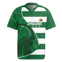 Zimbabwe Rugby Custom Rugby Jersey Sables 3rd Champions Proud - Wonder Print Shop