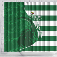 Zimbabwe Rugby Custom Shower Curtain Sables 3rd Champions Proud - Wonder Print Shop