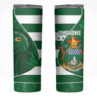 Zimbabwe Rugby Custom Skinny Tumbler Sables 3rd Champions Proud - Wonder Print Shop