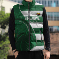 Zimbabwe Rugby Custom Sleeveless Puffer Jacket Sables 3rd Champions Proud - Wonder Print Shop