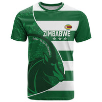 Zimbabwe Rugby Custom T Shirt Sables 3rd Champions Proud - Wonder Print Shop