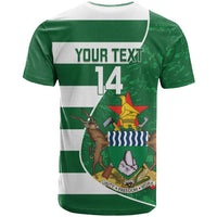 Zimbabwe Rugby Custom T Shirt Sables 3rd Champions Proud - Wonder Print Shop