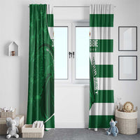 Zimbabwe Rugby Custom Window Curtain Sables 3rd Champions Proud - Wonder Print Shop