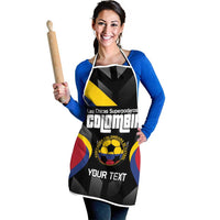 Custom Colombia Football Apron Vamos Las Chicas Superpoderosas - Wonder Print Shop