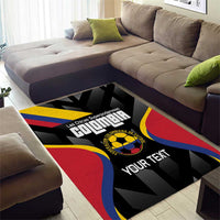 Custom Colombia Football Area Rug Vamos Las Chicas Superpoderosas - Wonder Print Shop