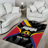 Custom Colombia Football Area Rug Vamos Las Chicas Superpoderosas - Wonder Print Shop