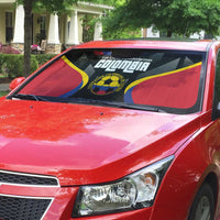 Custom Colombia Football Auto Sun Shade Vamos Las Chicas Superpoderosas - Wonder Print Shop