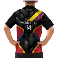 Custom Colombia Football Family Matching Mermaid Dress and Hawaiian Shirt Vamos Las Chicas Superpoderosas - Wonder Print Shop