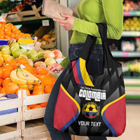 Custom Colombia Football Grocery Bag Vamos Las Chicas Superpoderosas - Wonder Print Shop