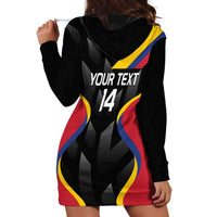 Custom Colombia Football Hoodie Dress Vamos Las Chicas Superpoderosas - Wonder Print Shop