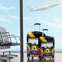 Custom Colombia Football Luggage Cover Vamos Las Chicas Superpoderosas - Wonder Print Shop