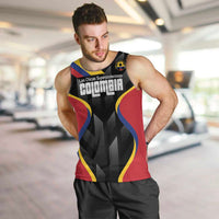 Custom Colombia Football Men Tank Top Vamos Las Chicas Superpoderosas - Wonder Print Shop