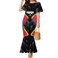 Custom Colombia Football Mermaid Dress Vamos Las Chicas Superpoderosas - Wonder Print Shop