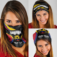 Custom Colombia Football Neck Gaiter Vamos Las Chicas Superpoderosas - Wonder Print Shop