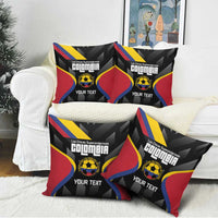 Custom Colombia Football Pillow Cover Vamos Las Chicas Superpoderosas - Wonder Print Shop