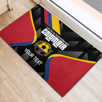 Custom Colombia Football Rubber Doormat Vamos Las Chicas Superpoderosas - Wonder Print Shop