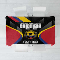 Custom Colombia Football Tablecloth Vamos Las Chicas Superpoderosas - Wonder Print Shop