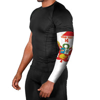 Custom Peru Football Arm Sleeves Vamos La Bicolor - Wonder Print Shop