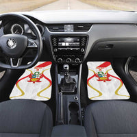 Custom Peru Football Car Mats Vamos La Bicolor - Wonder Print Shop
