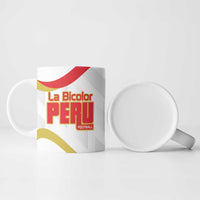 Custom Peru Football Ceramic Mug Vamos La Bicolor - Wonder Print Shop