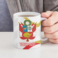 Custom Peru Football Ceramic Mug Vamos La Bicolor - Wonder Print Shop