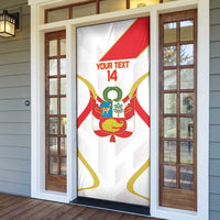 Custom Peru Football Door Cover Vamos La Bicolor - Wonder Print Shop