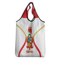 Custom Peru Football Grocery Bag Vamos La Bicolor - Wonder Print Shop