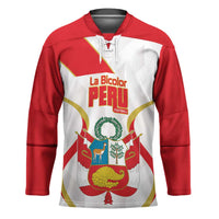 Custom Peru Football Hockey Jersey Vamos La Bicolor - Wonder Print Shop
