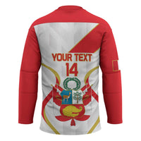 Custom Peru Football Hockey Jersey Vamos La Bicolor - Wonder Print Shop