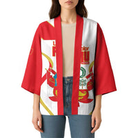Custom Peru Football Kimono Vamos La Bicolor - Wonder Print Shop