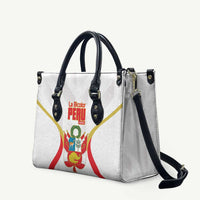 Custom Peru Football Leather Bag Vamos La Bicolor - Wonder Print Shop
