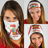 Custom Peru Football Neck Gaiter Vamos La Bicolor - Wonder Print Shop