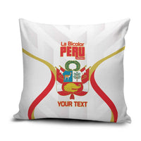 Custom Peru Football Pillow Cover Vamos La Bicolor - Wonder Print Shop