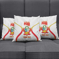 Custom Peru Football Pillow Cover Vamos La Bicolor - Wonder Print Shop