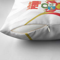Custom Peru Football Pillow Cover Vamos La Bicolor - Wonder Print Shop